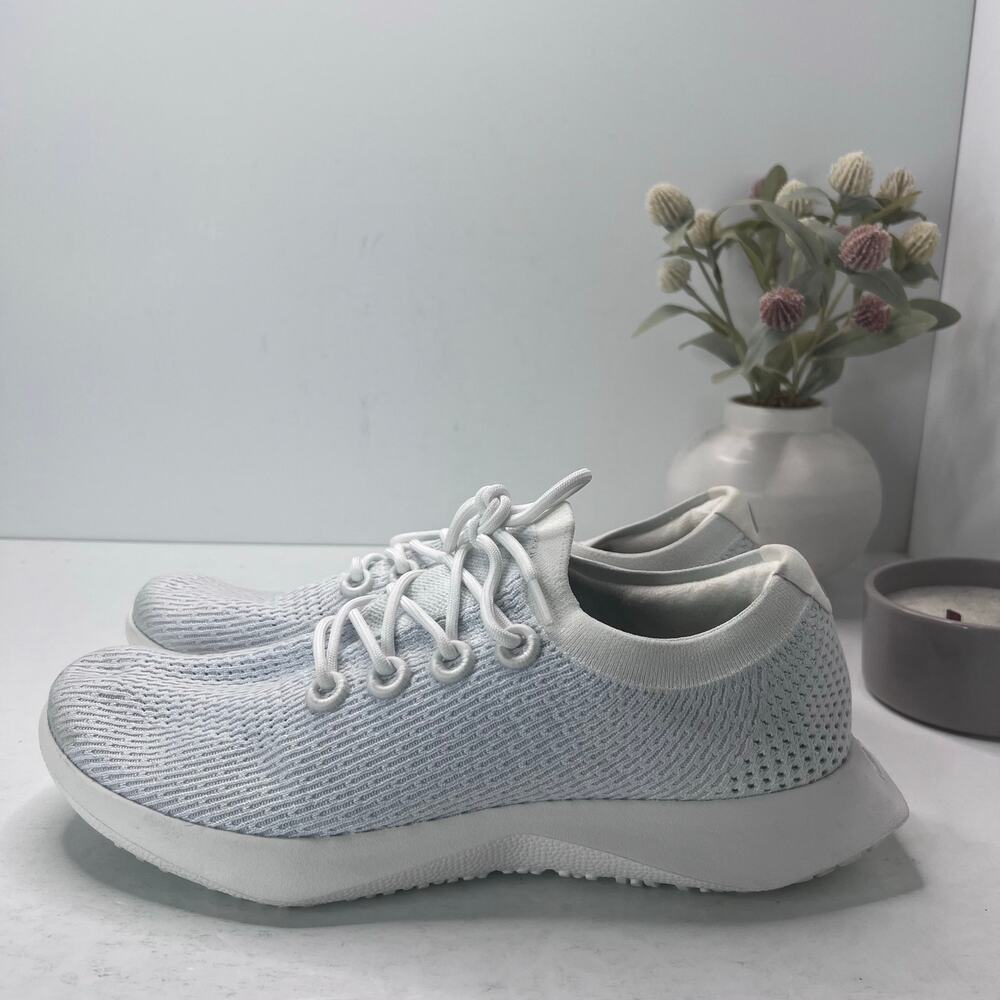 Allbirds Tree Dasher 2 Tencel Sneaker Blizzard Light Blue Men's 14 Light Wear